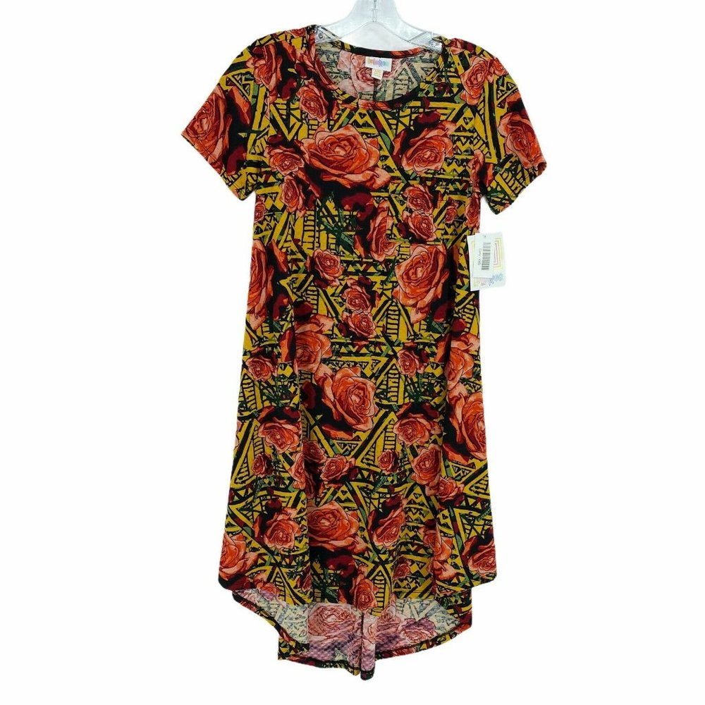 New Lularoe Women's Size XXS Carly Floral Print